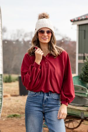 Crosby Snap Collared Pullover