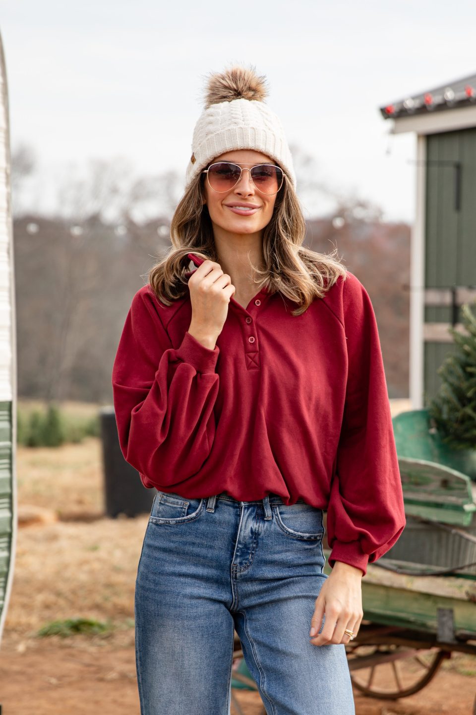 Crosby Snap Collared Pullover